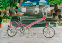 自転車の絵